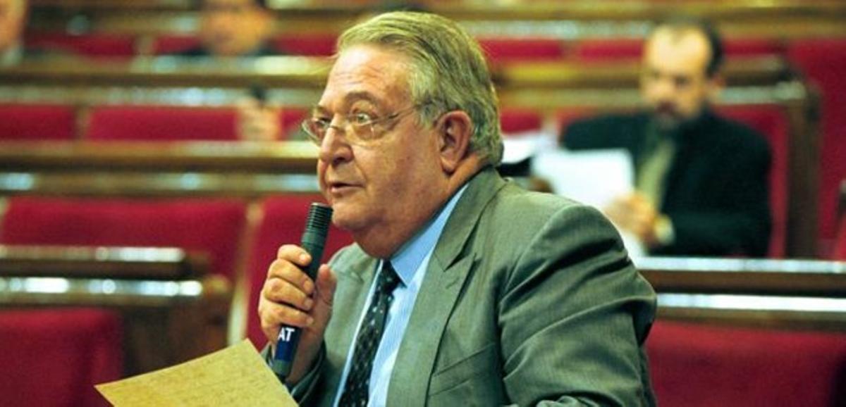 L’exdiputat de CiU Jaume Camps, en un ple del Parlament, el desembre del 2012.