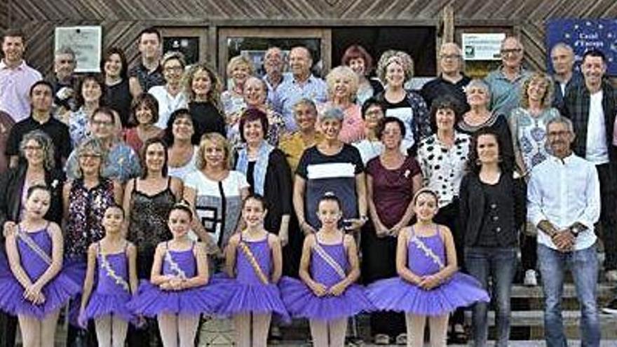 Foto de grup amb bona part de la gran família de Ginkgo