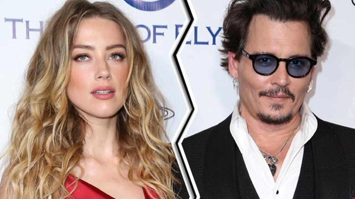 Amber Heard y Johnny Depp en una imagen de archivo.