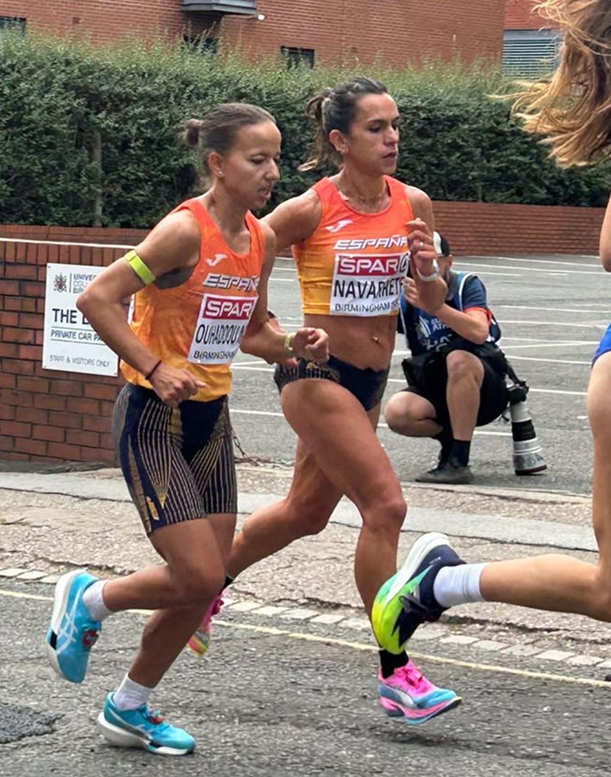 La viguesa, en un momento de la carrera. | RFEA