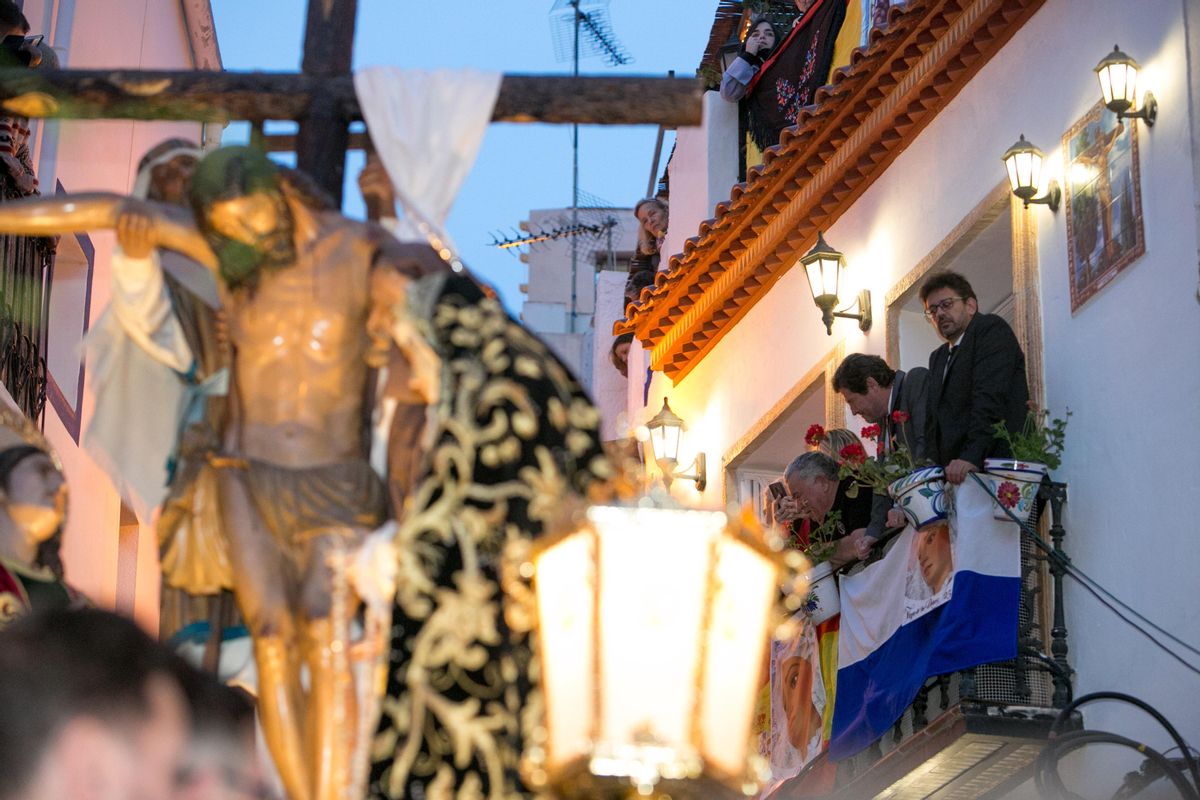 El Descendimiento de Santa Cruz, uno de los pasos más imponentes
