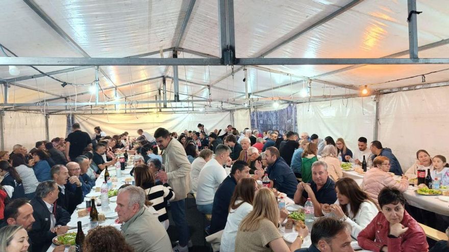 Lalín de arriba recupera la tradicional puja de carne
