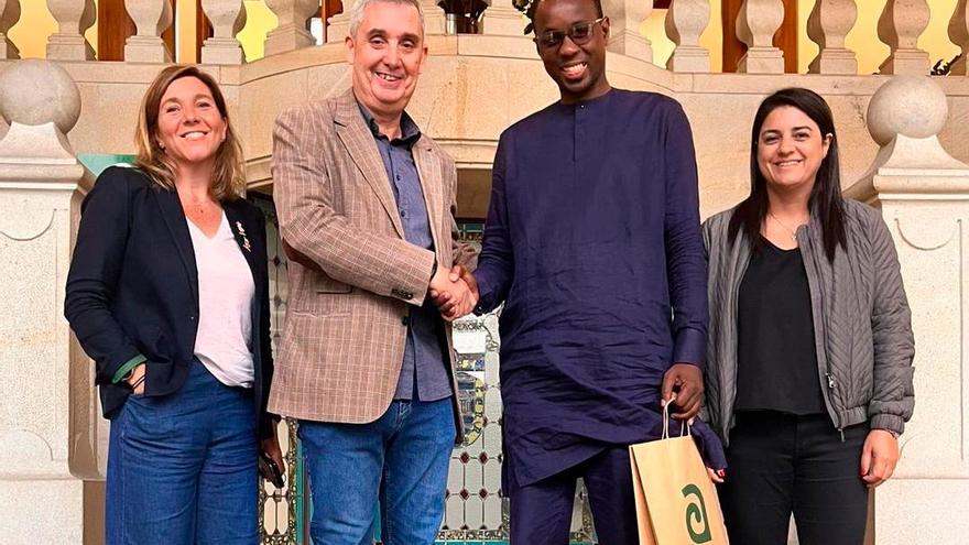 Susana Señorís, por la izquierda, con Blas García, Dembel Sow y Ana Belén Paz. Foto: CA