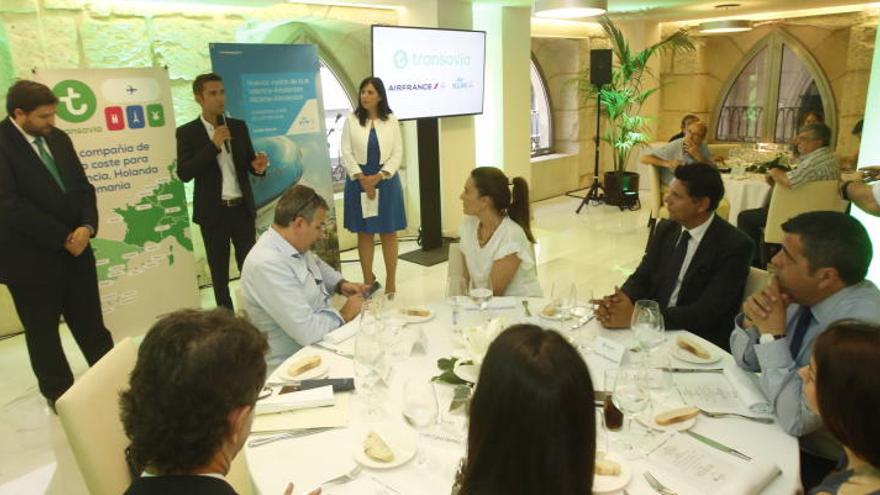 Un momento de la presentación en el hotel Amérigo