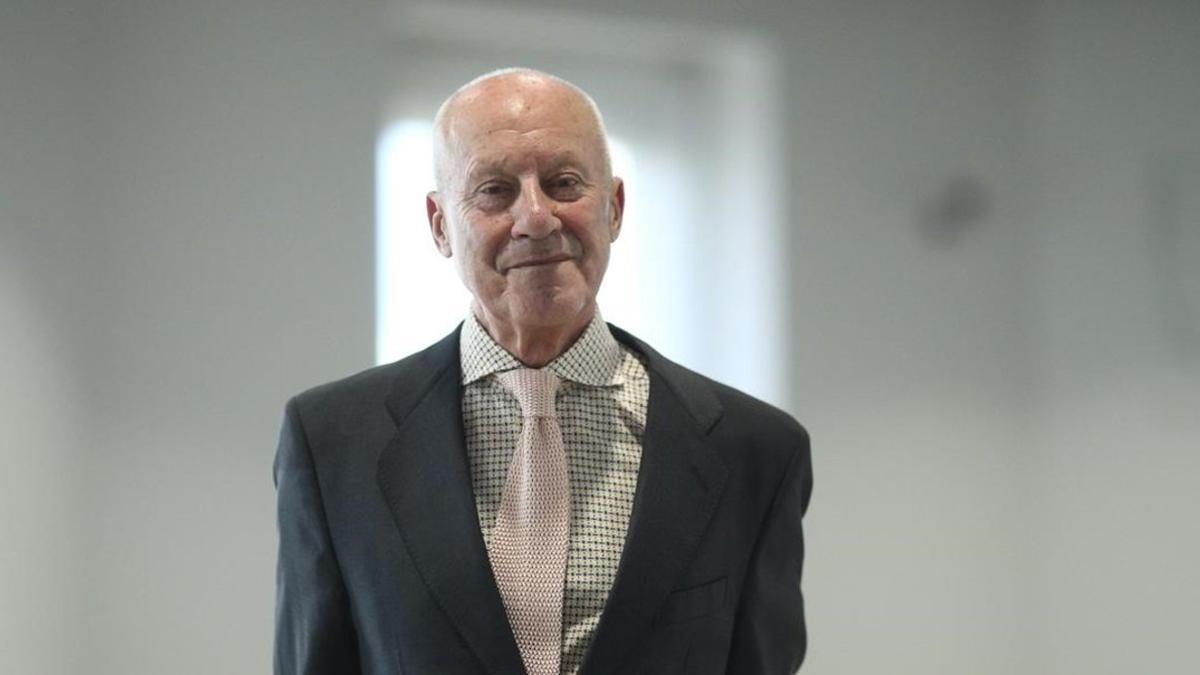 Norman Foster, en Madrid, el pasado octubre.