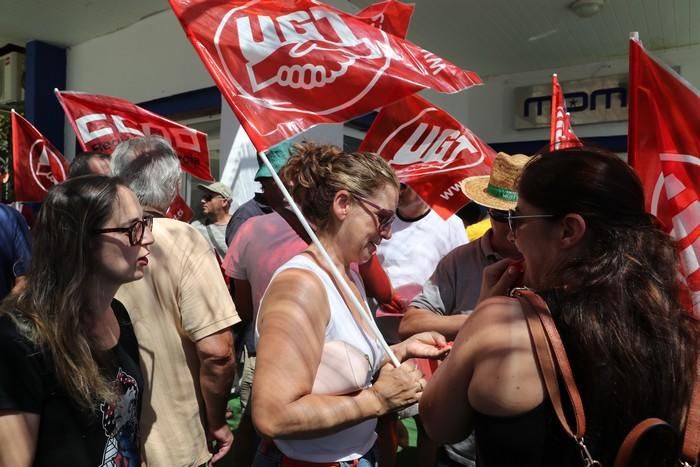 Protesta del sector de la hostelería en La Manga