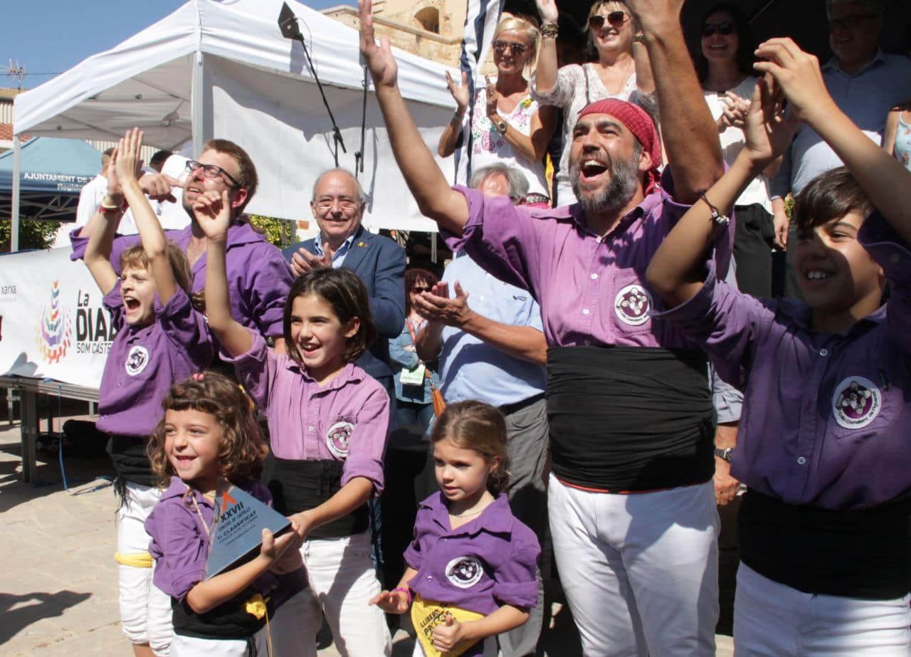 El 2018 Els Merlots van guanyar el Concurs de Castells de Torredembarra