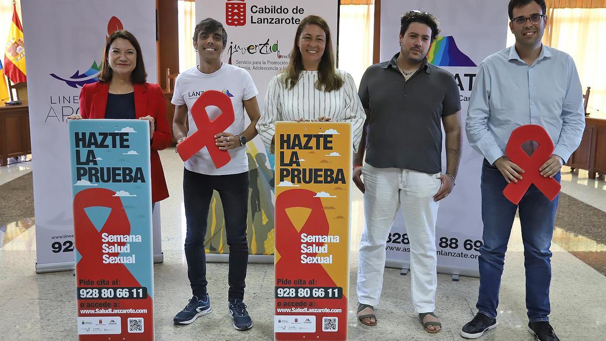 Presentación Campaña de Prevención del VIH en el Cabildo de Lanzarote.