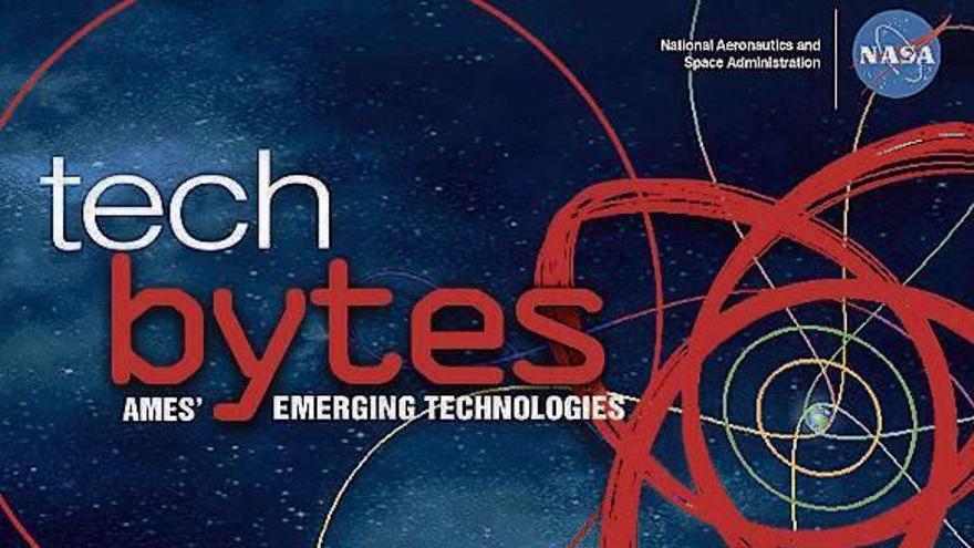 Dono (izq.), en la portada de la revista Tech Bytes, de la NASA, que dedica un artículo a su grupo.
