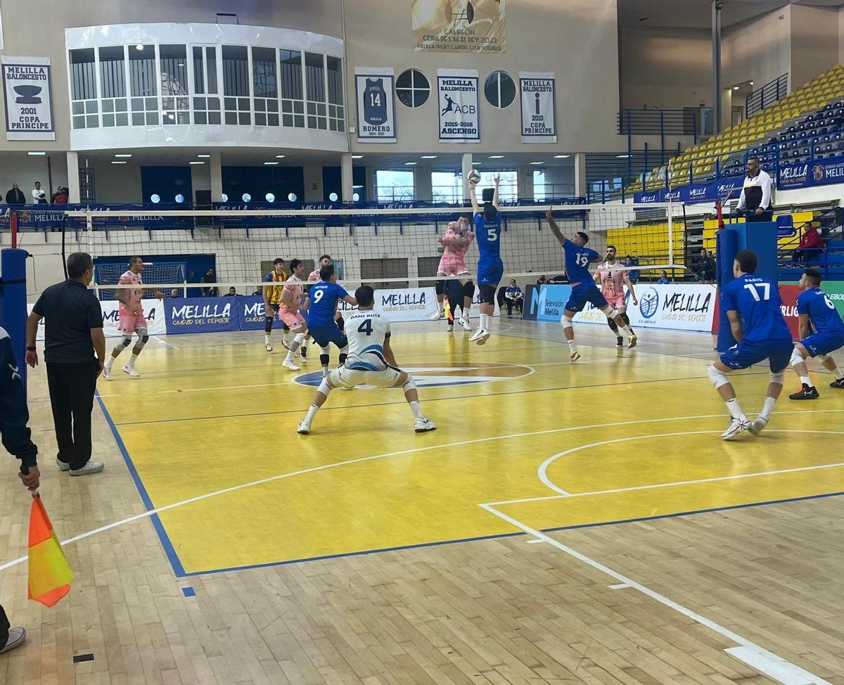 Léleman Conqueridor contra CV Melilla.