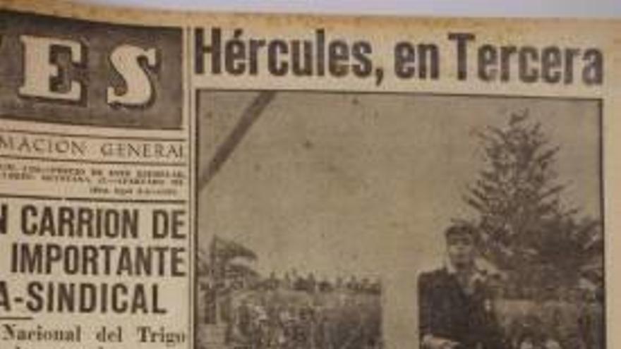 «Hércules, en Tercera», en portada