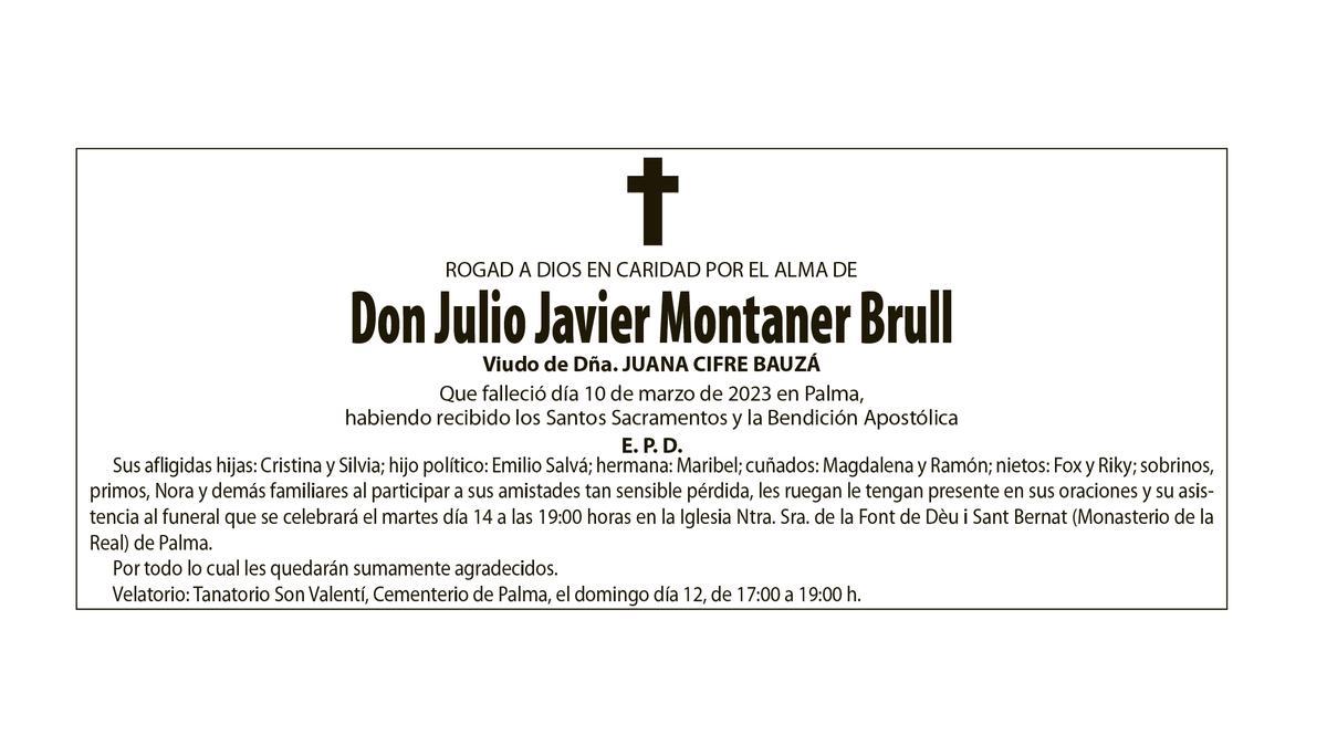 Julio Javier Montaner Brull