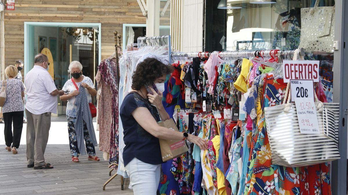 Establecimientos comerciales en la zona centro de Córdoba.