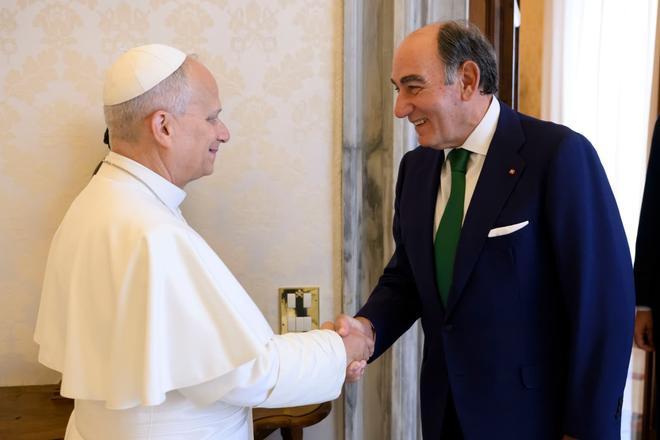 León XIV recibe en audiencia a Ignacio Galán, presidente de Iberdrola