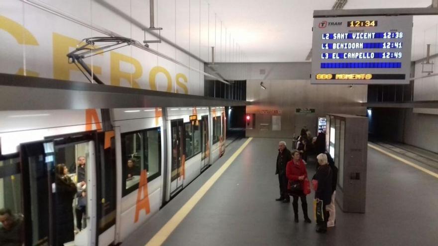 FGV mejora la sala de atención al pasajero del TRAM de Alicante en Luceros