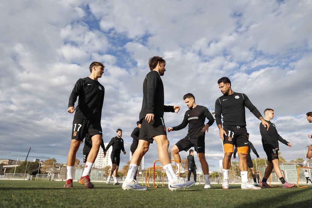 El Torrent se ejercita en el Parc Central