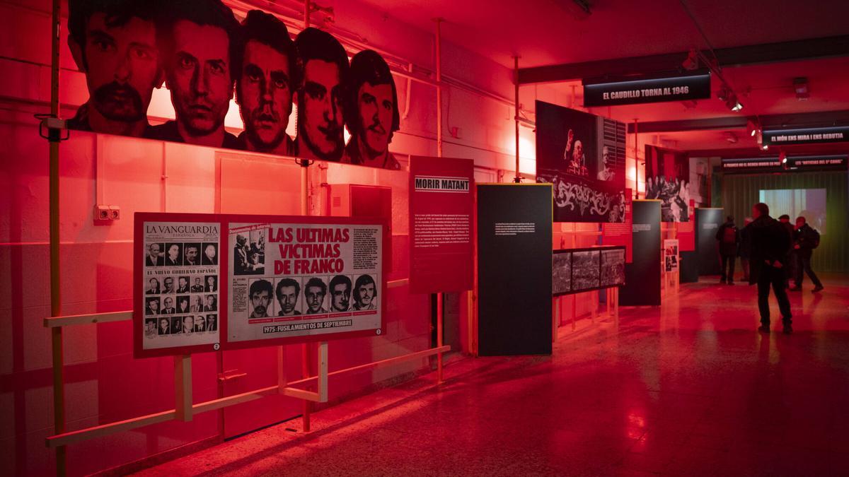 La quinta galería, un lugar para el recuerdo, entre otros, de los últimos fusilados por la dictadura.