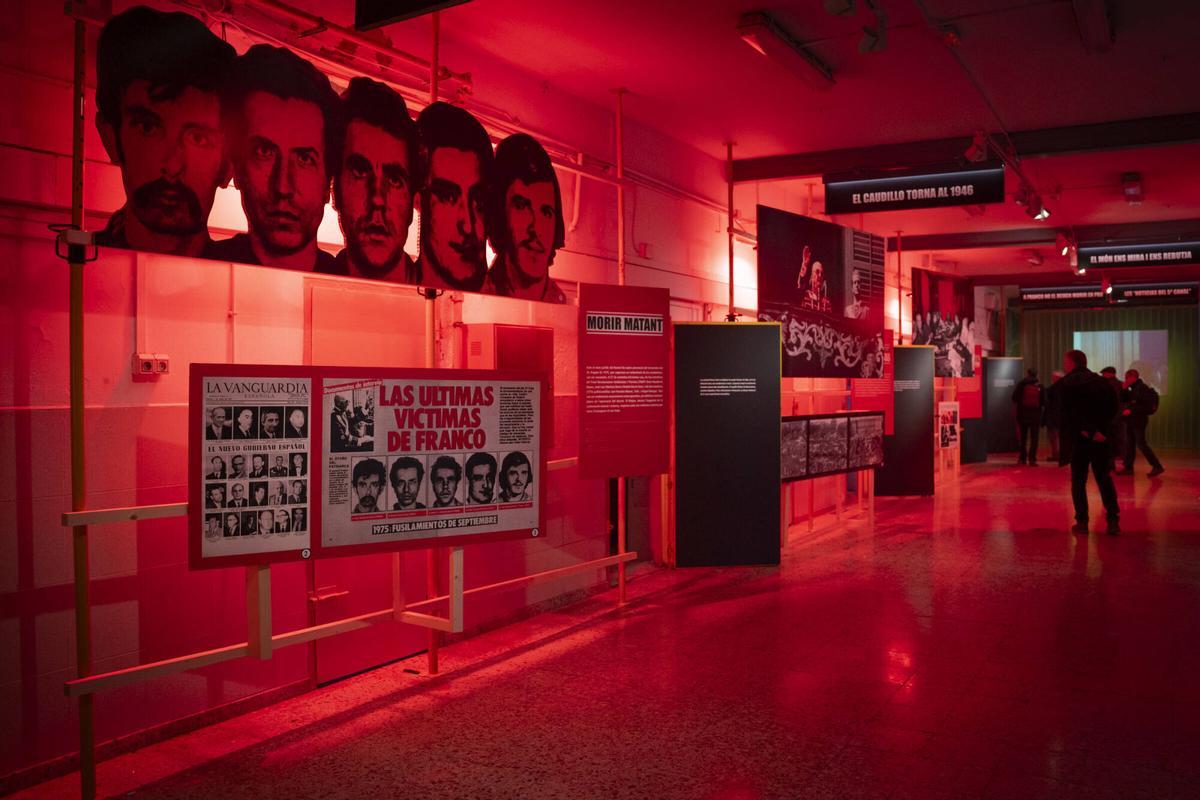 La quinta galería, un lugar para el recuerdo, entre otros, de los últimos fusilados por la dictadura.