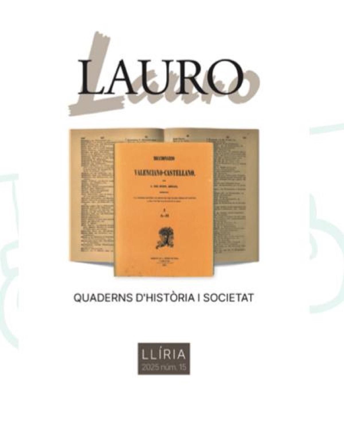 Portada de la revista número 15 de 'Lauro: quaderns d’història i societat'.