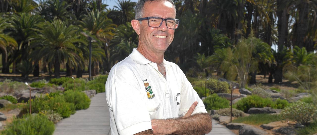 José Luis Navarro, técnico en medio ambiente y director del proyeco Ecoescuelas en San Bartolomé de Tirajana.