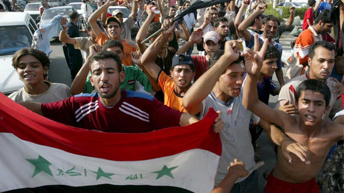 Los habitantes Mosul tienen prohibido ver fútbol
