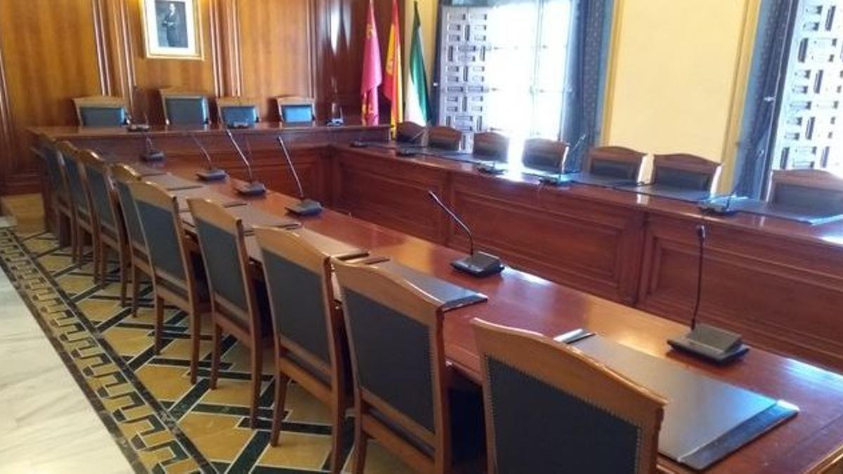 Salon de plenos del Ayuntamiento de Cehegí