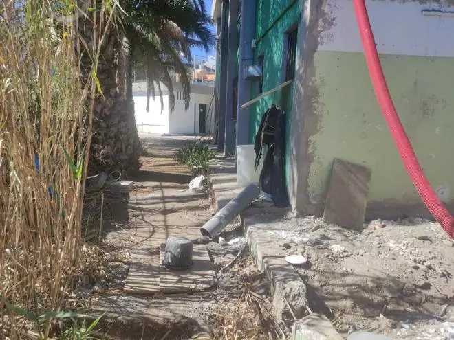 Estado de las obras del CEIP Padre Collado en Telde