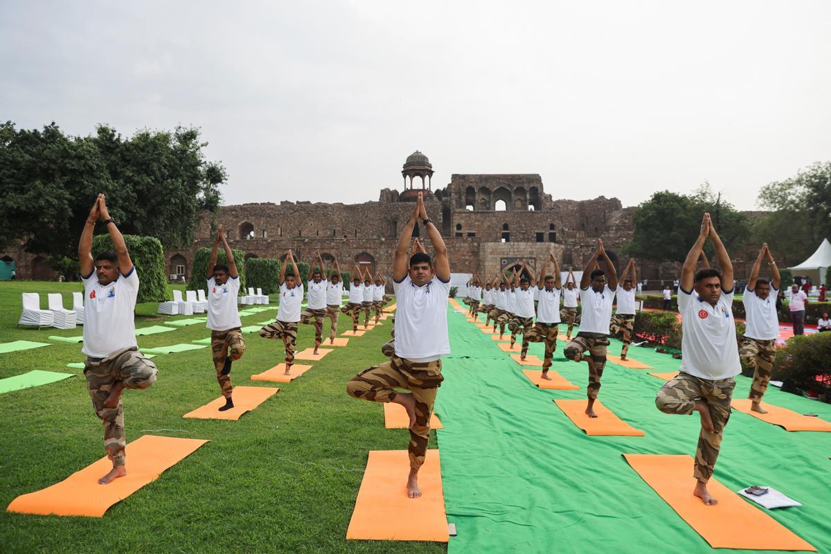 Día Internacional del Yoga en la India