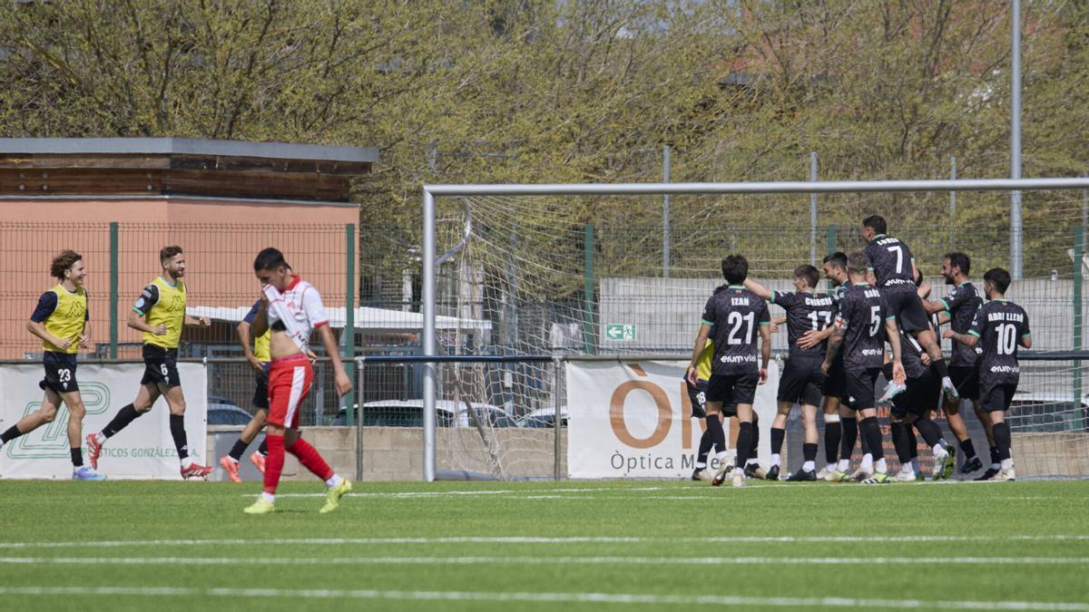 Les imatges del Girona B - Alcoià