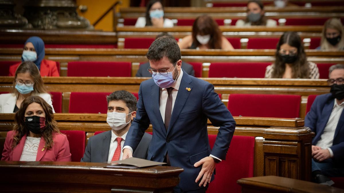 El president de la Generalitat, Pere Aragonès.