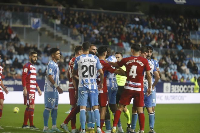 El Málaga CF - Granada CF, en imágenes