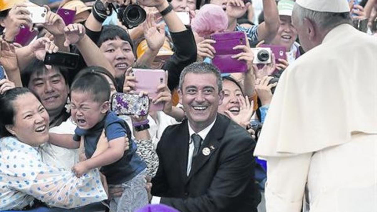 Proximidad 8 El papa Francisco, durante su reciente visita a Corea del Sur.