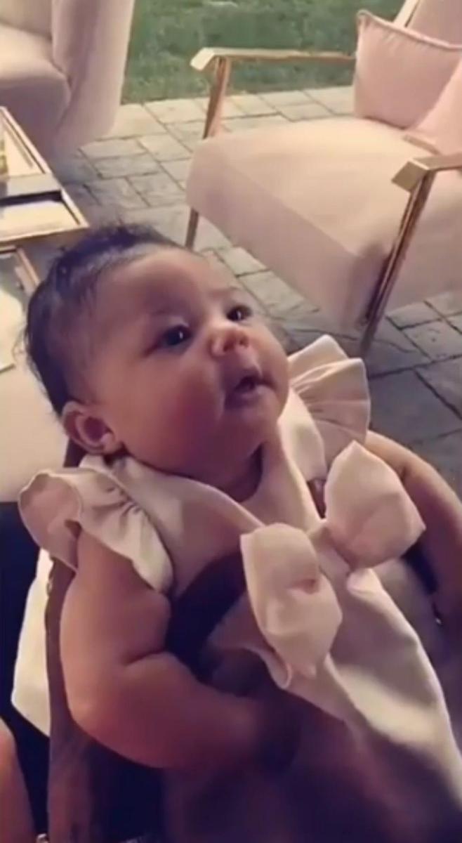 Y lo mejor: la carita de Stormi