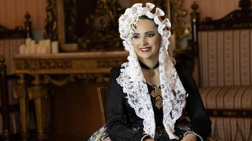 María Huesca Ramos, candidata de la Hoguera San Blas