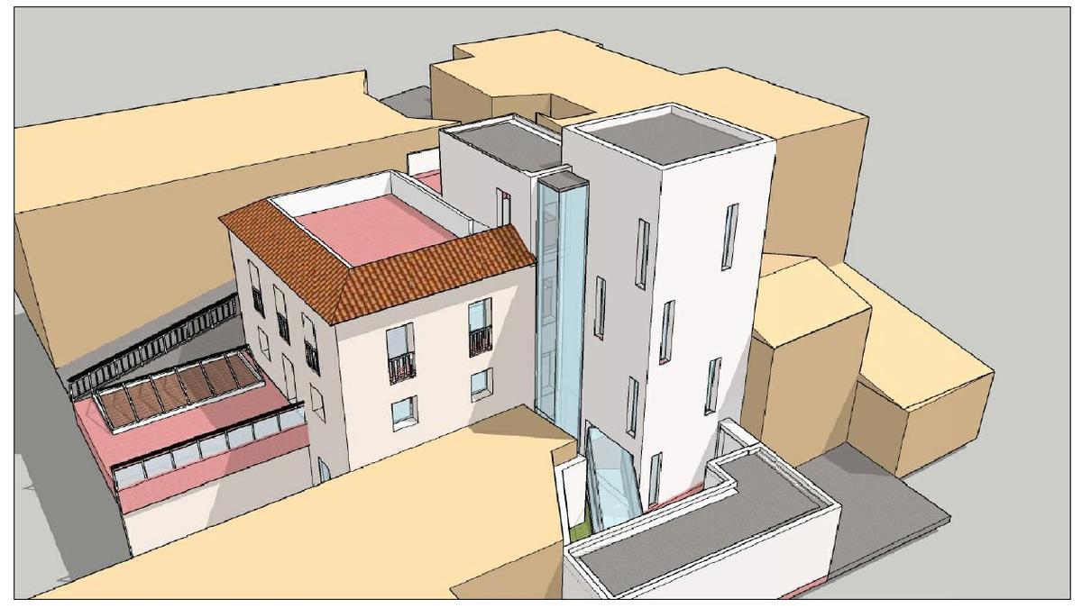 Recreación del proyecto de Museo de la Uva Pasa de Almáchar.