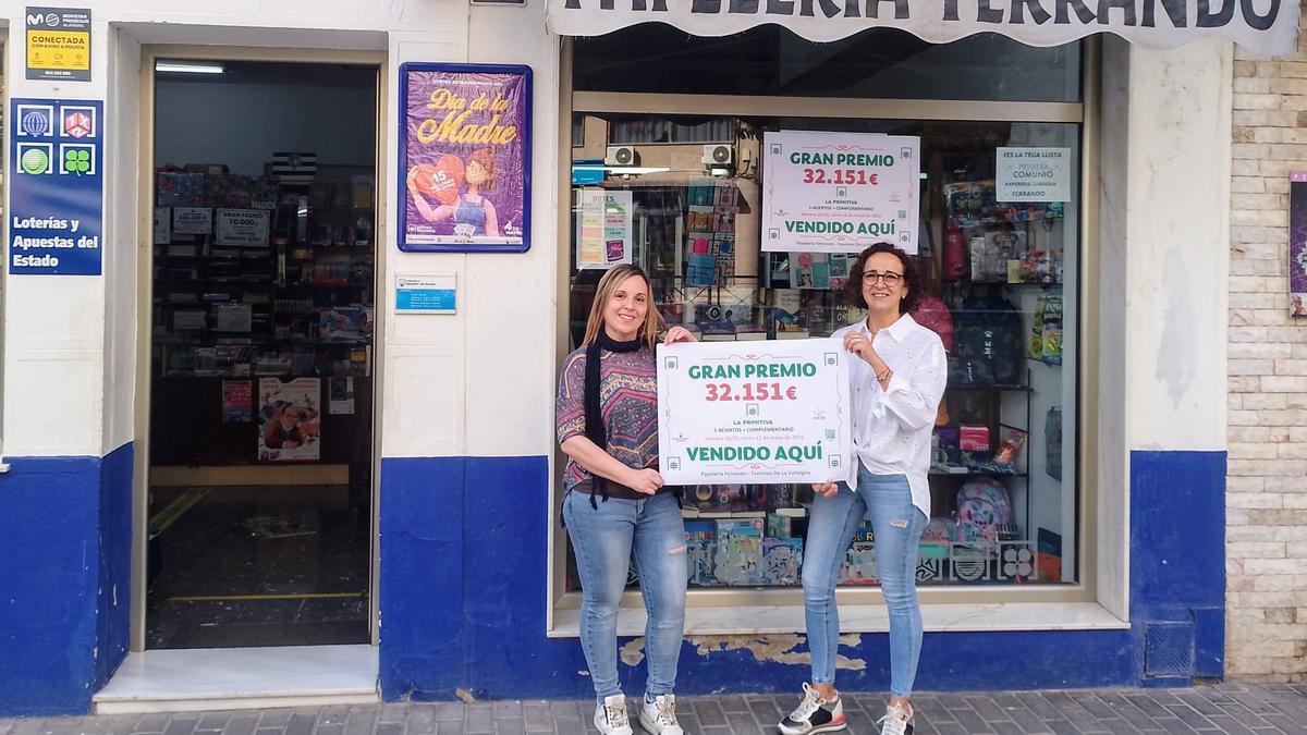 La propietaria del establecimiento que sello el boleto ganador de la Primitiva