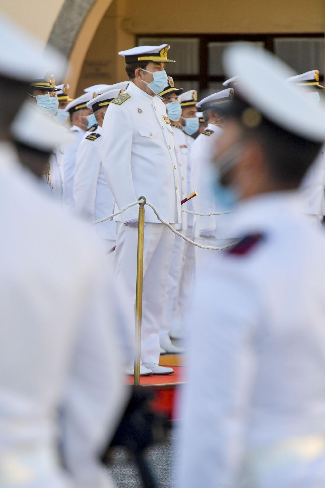 Visita del jefe del Estado Mayor de la Armada a Las Palmas de Gran Canaria