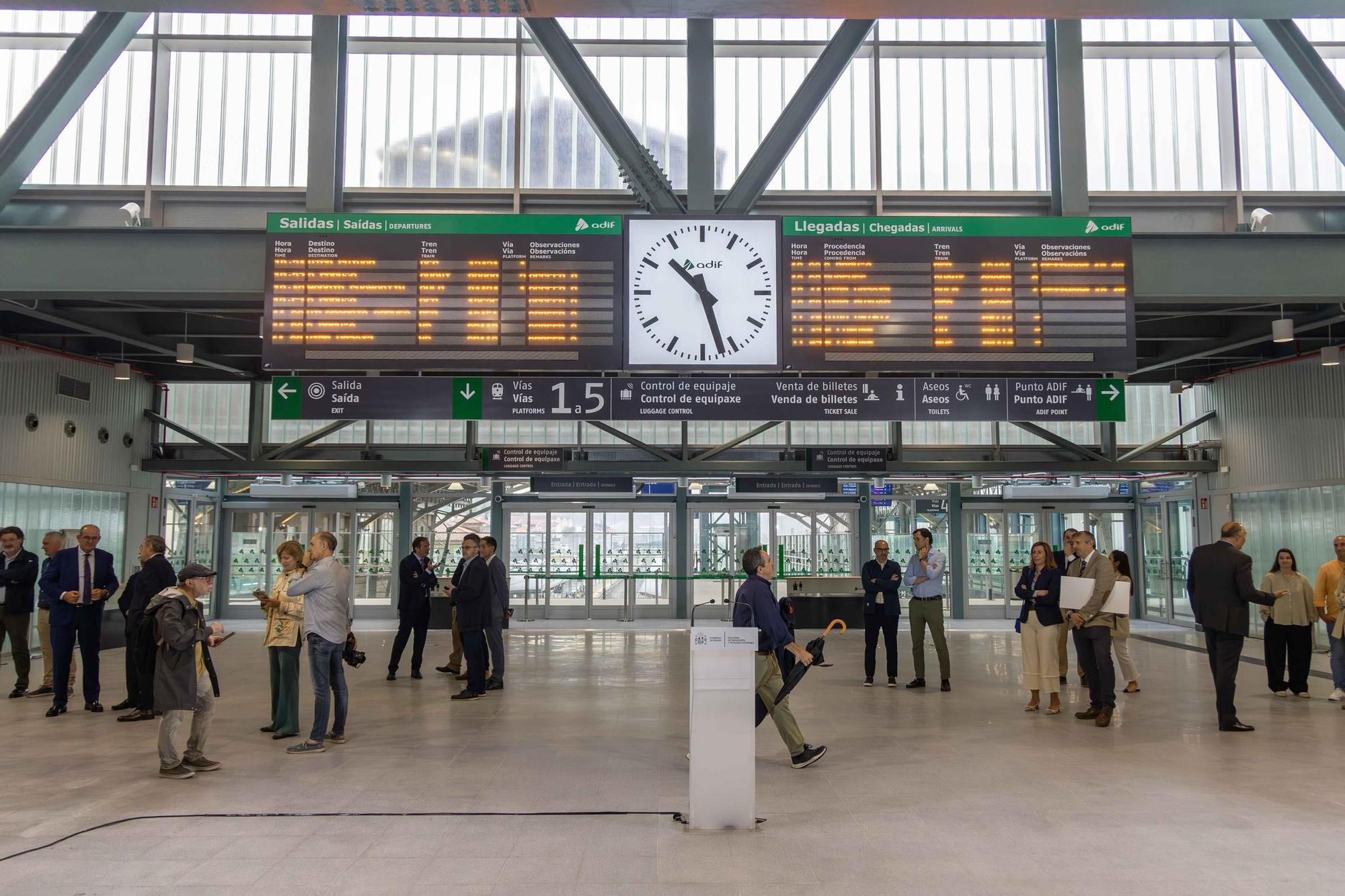 Inauguración de la Intermodal de Santiago