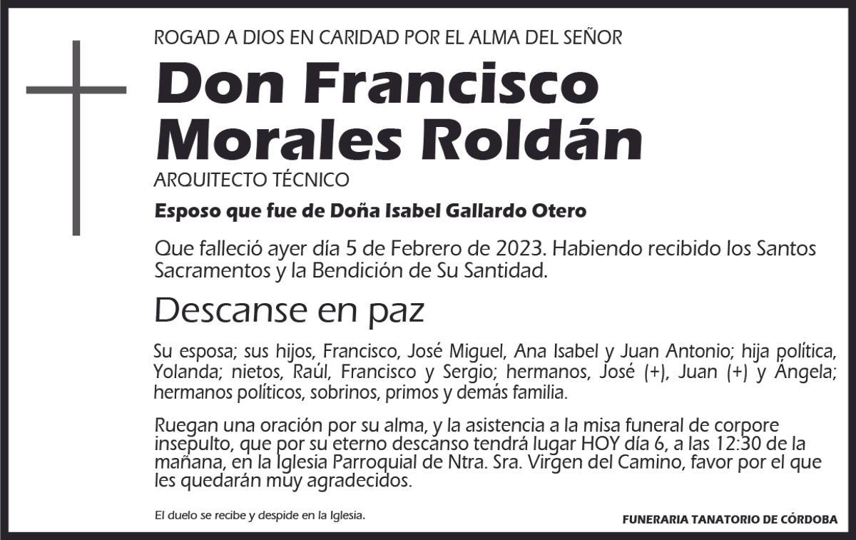 Francisco Morales Roldán