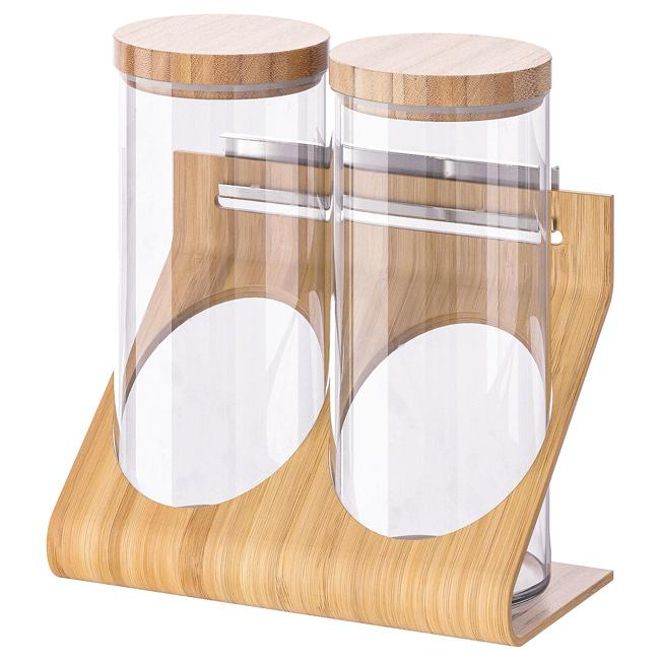 Soporte con recipientes