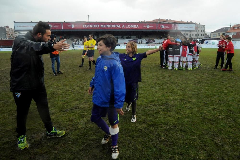 El Málaga rubrica su nombre en el libro dorado del Arousa Fútbol-7