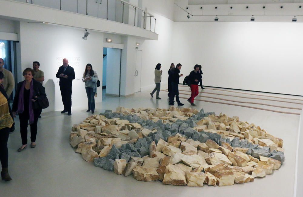 MLG 13/05/2016.-Inauguración de la exposición " Cold Stones" del artista Richard Long, en el CAC.-ALEX ZEA.