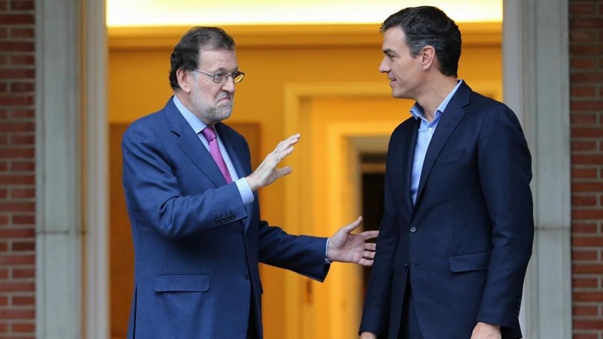 Mariano Rajoy y Pedro Sánchez