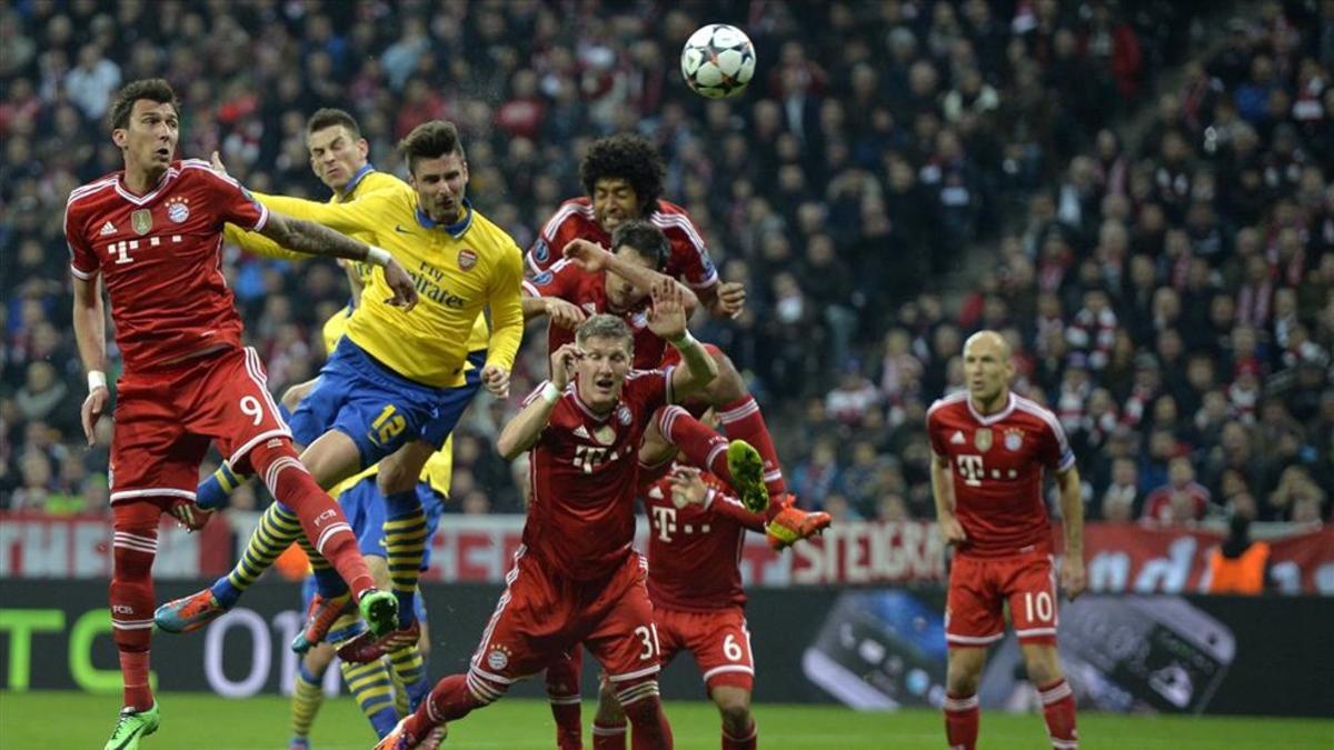 Los partidos entre el Arsenal y el Bayern ya son un clásico del fútbol europeo