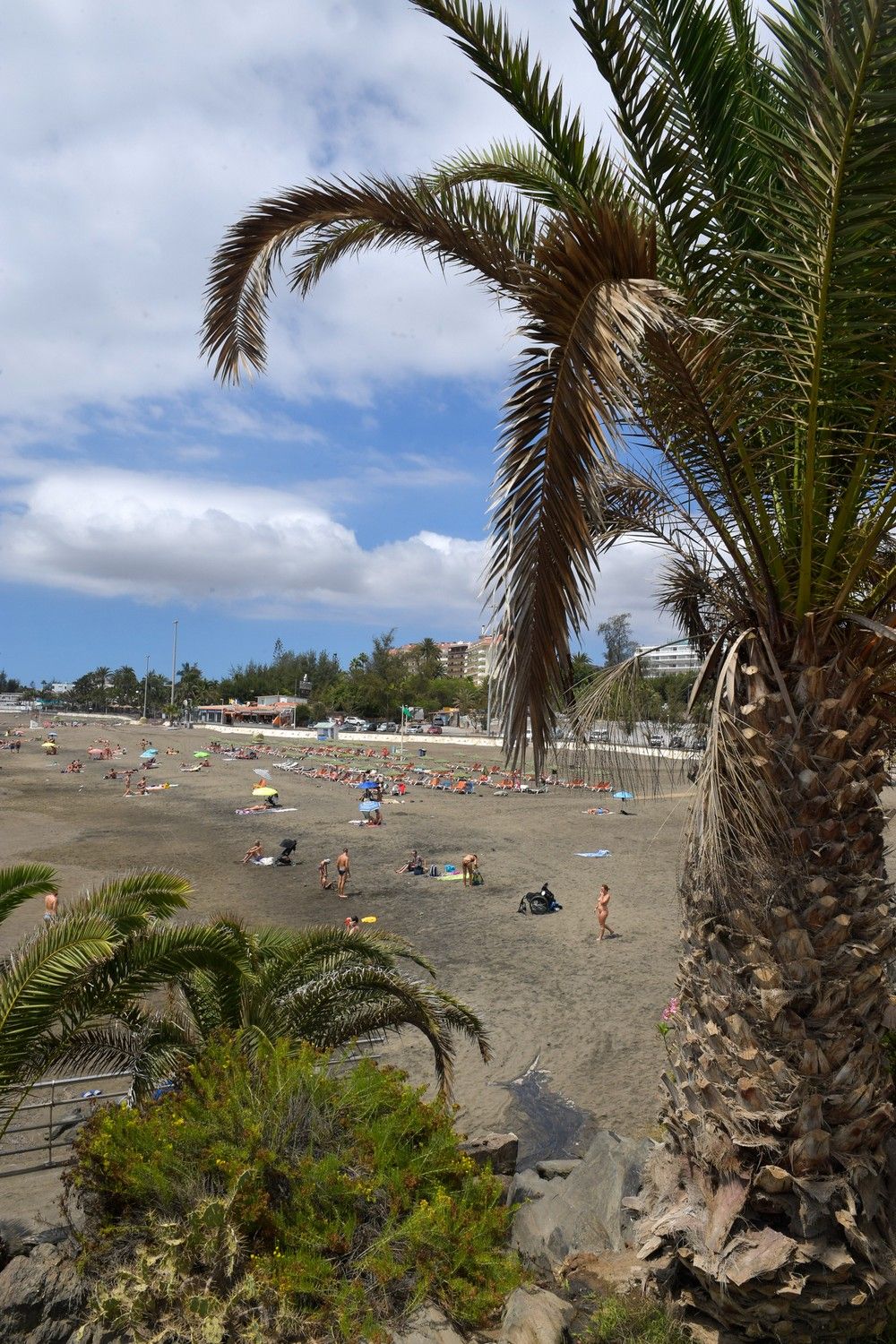 Playa de San Agustín, en San Bartolomé de Tirajana