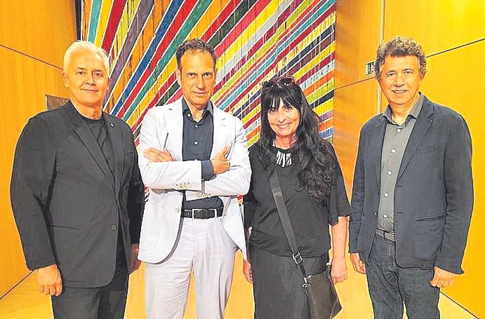 Diego González, Pedro Vidal, Angela Rivas y Roberto Sala.