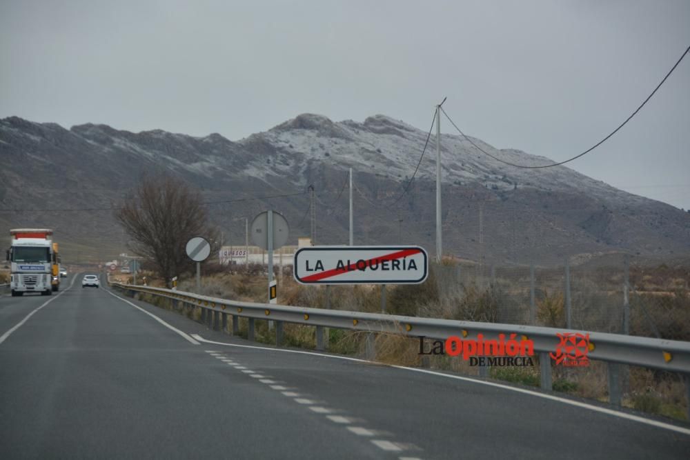 Nieve en el Altiplano murciano