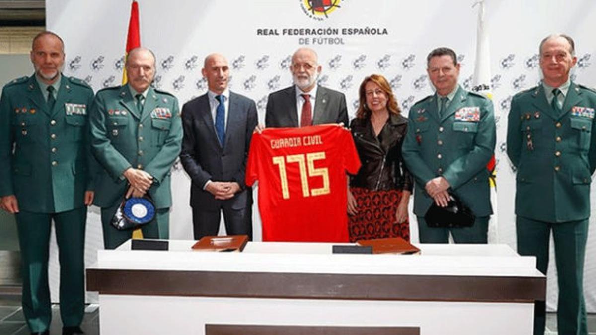 La RFEF y la Guardia Civil establecen un Protocolo de colaboración en materia de seguridad