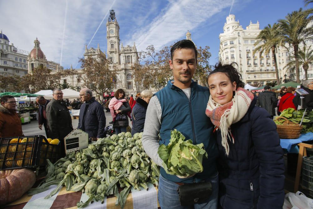 'De l'horta a la plaça' en la plaza del Ayuntamiento, de València