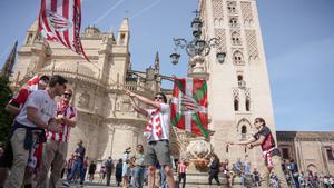 Aficionados del Athletic Club en Sevilla